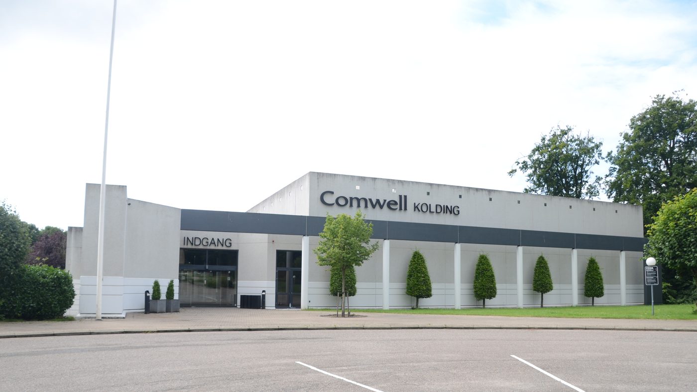 Comwell Kolding hotel exterior — modern Danish conference hotel