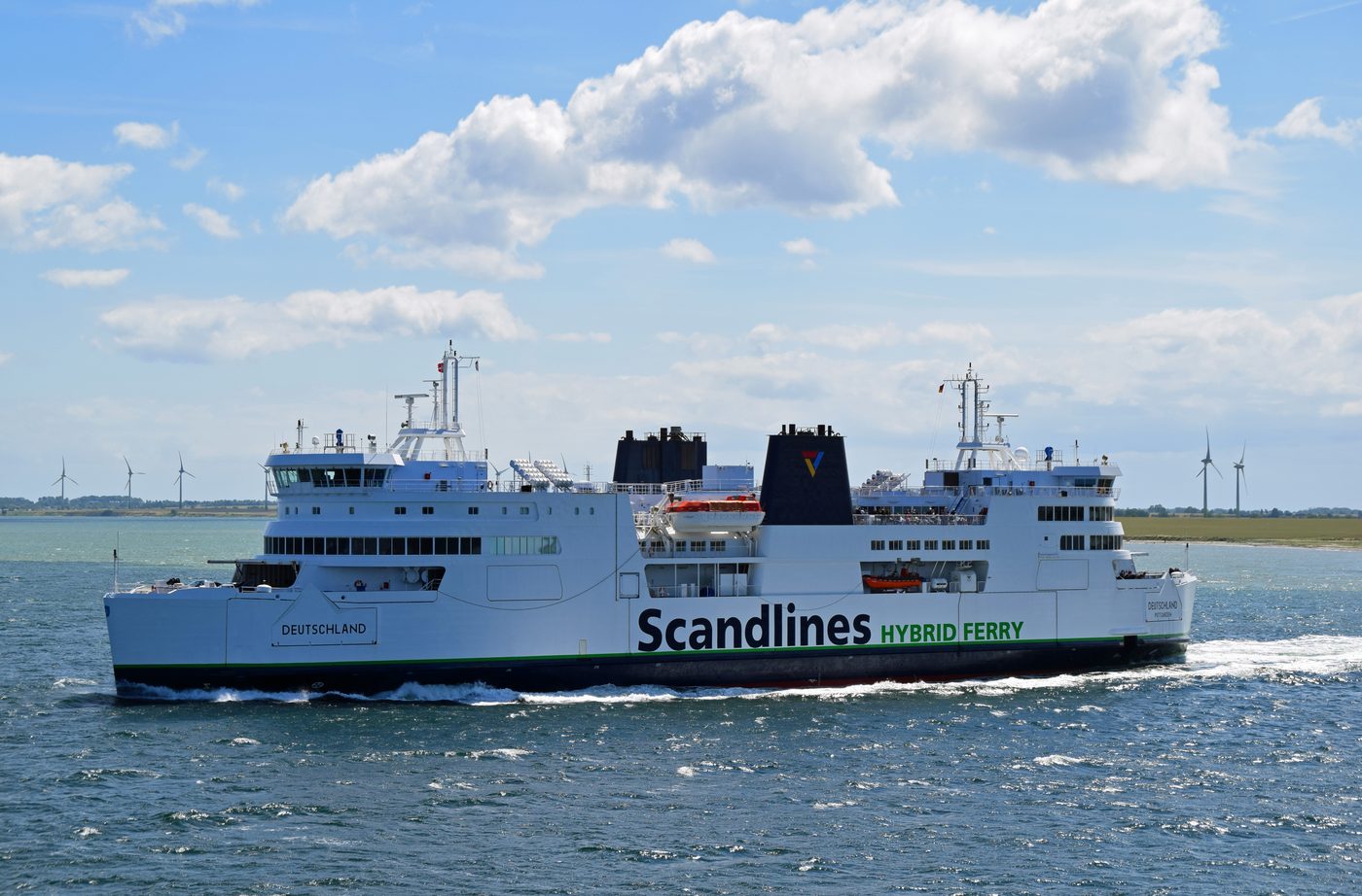 Scandlines ferry MS Deutschland on the Fehmarn Belt crossing