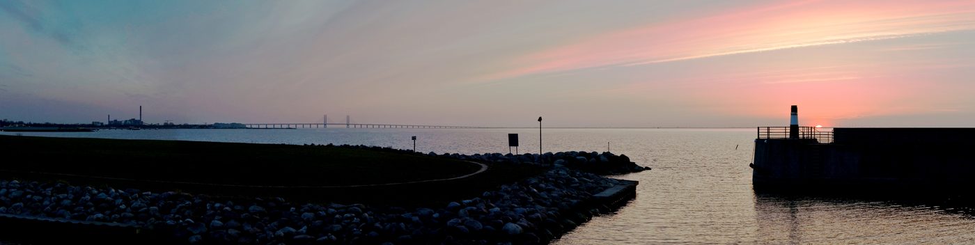 Øresund crossing toward Malmö
